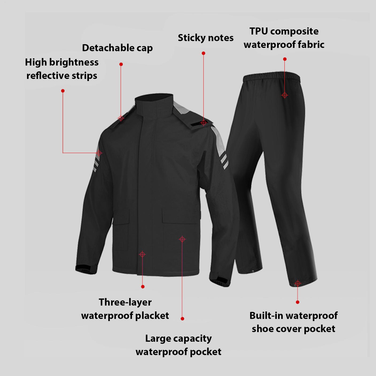 Waterproof Rain Suits for Men  - Fishing Rain Suit recension och pris