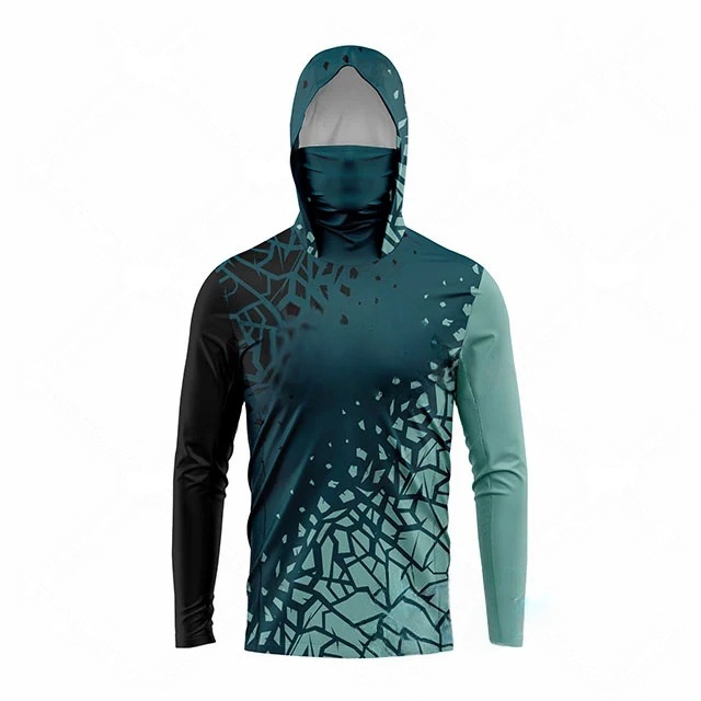 MALFC Fishing Apparel Men Hood - Fishing Shirt Uv Protection recension och pris