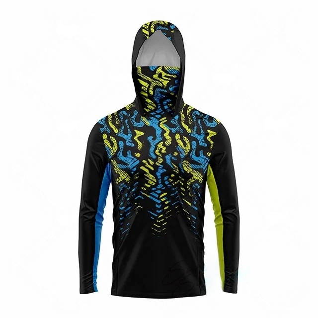 MALFC Fishing Apparel Men Hood - Fishing Shirt Uv Protection recension och pris